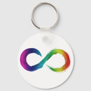 neurodiversity logo keychain