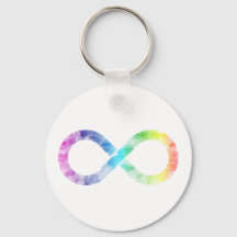 Neurodiversity logo keychain 