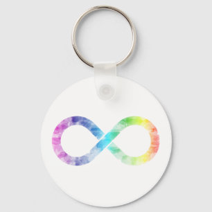 Neurodiversity logo keychain