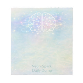 Neurodiversity NeuroSpark Daily Dump Pastel Design Notepad