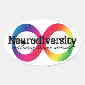 Neurodiversity Oval Sticker