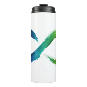 Neurodiversity Rainbow Thermal Tumbler