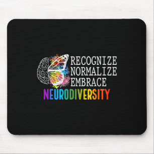 Neurodiversity Recognise Normalise Embrace Adhd Au Mouse Pad