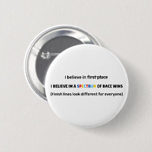 Neurodiversity Run Autism Awareness Month Running 6 Cm Round Badge