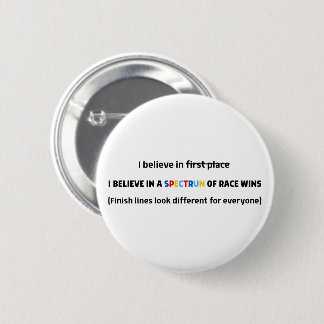 Neurodiversity Run Autism Awareness Month Running 6 Cm Round Badge