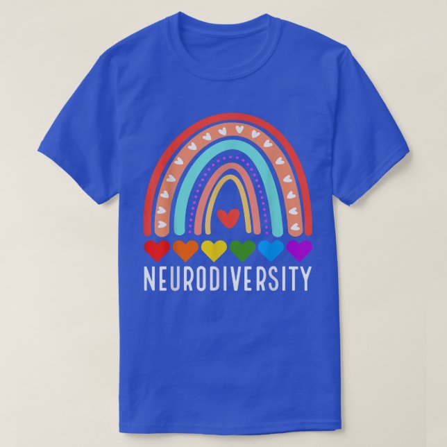 Neurodiversity Shirt Autism Spectrum ADD ADHD Rain (Design Front)