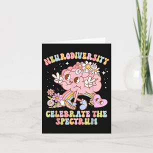 Neurodiversity Shirt Autism Spectrum Asd Adhd Rain Card