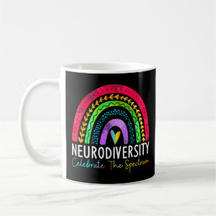 Neurodiversity Shirt Autism Spectrum ASD ADHD Rain Coffee Mug