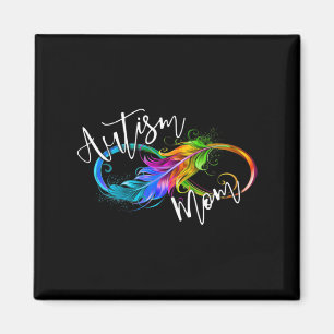 Neurodiversity Symbol Rainbow Infinity Autism Mum Magnet