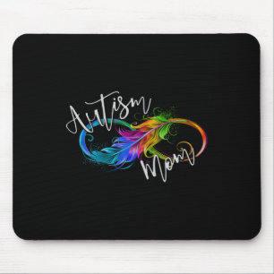 Neurodiversity Symbol Rainbow Infinity Autism Mum  Mouse Pad