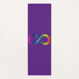 Neurodiversity Yoga mat (purple)- autism awareness