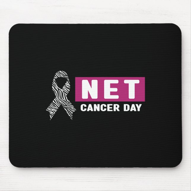 Neuroendocrine Cancer Awareness - World Net Cancer Mouse Pad (Front)