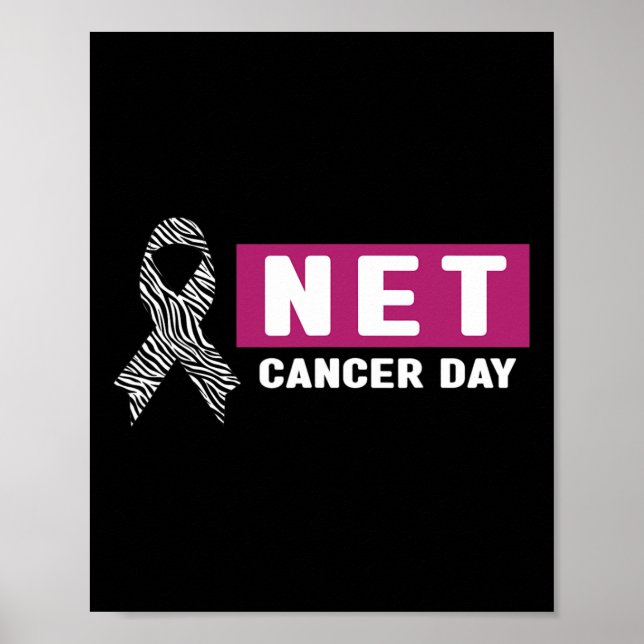 Neuroendocrine Cancer Awareness - World Net Cancer Poster (Front)
