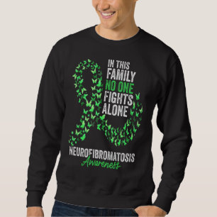 Neurofibromatosis Awareness Month Butterflies Gree Sweatshirt