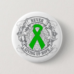 Neurofibromatosis Never Giving Up Hope 6 Cm Round Badge