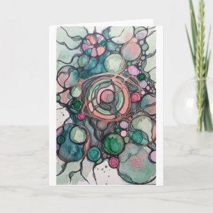 Neurographic Art Unisex T-Shirt Abstract Organic D Card