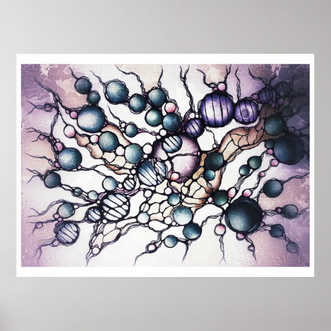 Neurographic Dynamic Flow Abstract Poster (Front)