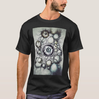 Neurographic Eye Perception Abstract T-Shirt