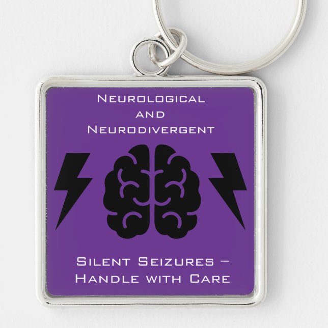 Neurological & Neurodivergent Key Ring (Front)