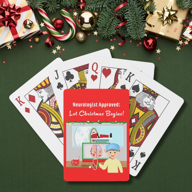 Neurologist Approved: Christmas Begin Santa In MRI Playing Cards (Creator Uploaded)