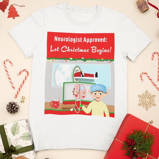 Neurologist Approved: Christmas Begin Santa In MRI T-Shirt (Creator Uploaded)