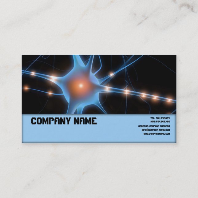 Neurologist Doctor Private Medical Clinic Aid Business Card (Front)