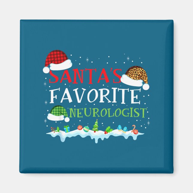 Neurologist Favorite Santa s Fun Magnet (Front)