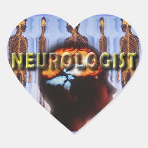 NEUROLOGIST NEUROLOGY HEART STICKER