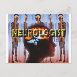 NEUROLOGIST NEUROLOGY POSTCARD