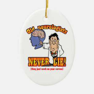 Neurologists Ceramic Tree Decoration
