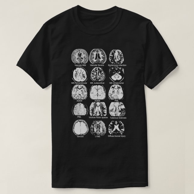 Neurology Brain Dvhh Pml T-Shirt (Design Front)