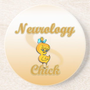 Neurology Chick Coaster