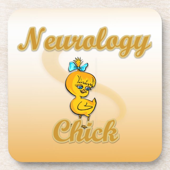 Neurology Chick Coaster (Front)