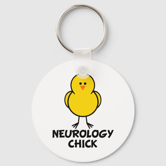 Neurology Chick Key Ring (Front)