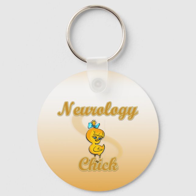 Neurology Chick Key Ring (Front)