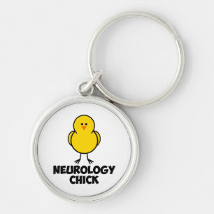 Neurology Chick Key Ring
