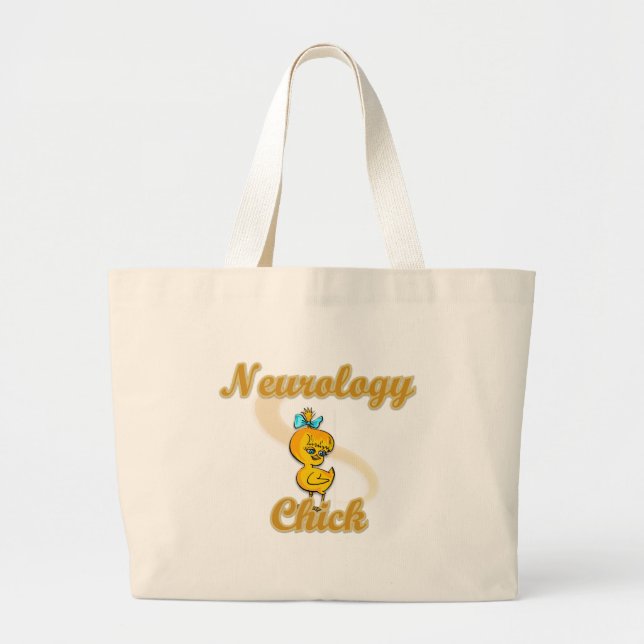 Neurology Chick Large Tote Bag (Front)