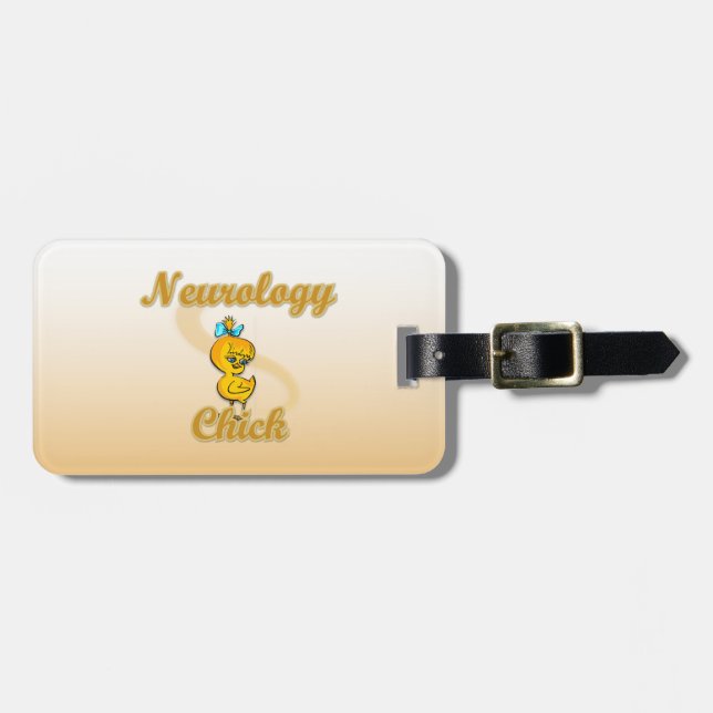 Neurology Chick Luggage Tag (Front Horizontal)