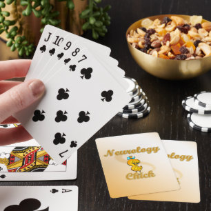 Neurology Chick Playing Cards