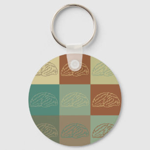Neurology Pop Art Key Ring