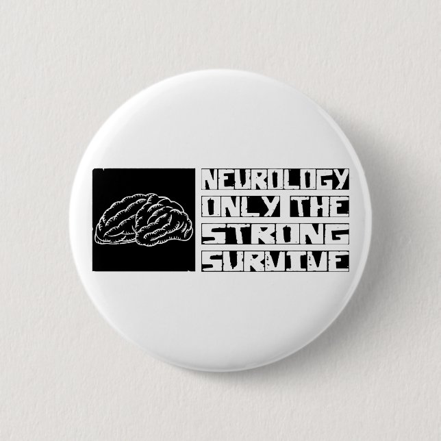 Neurology Survive 6 Cm Round Badge (Front)