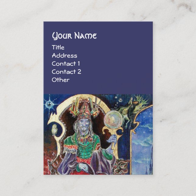 NEUROMANCER blue Business Card (Front)