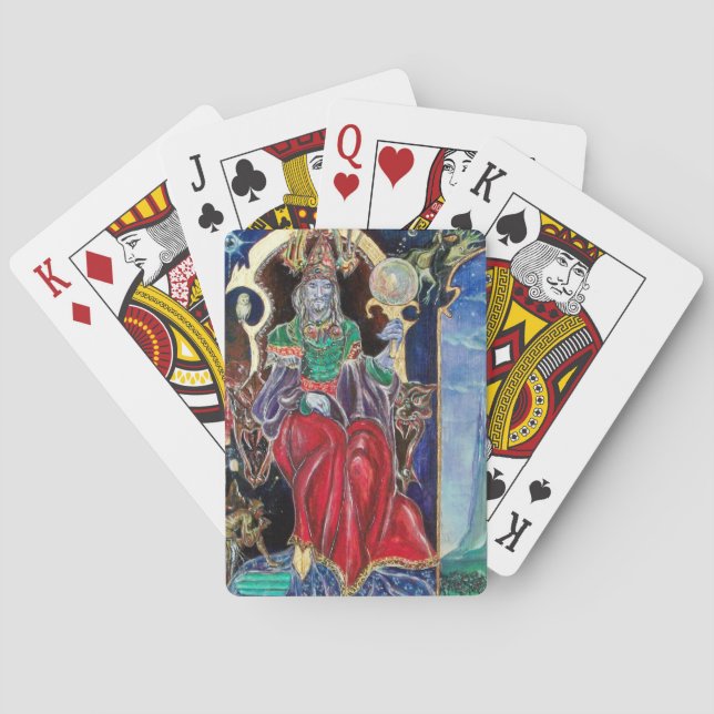 NEUROMANCER Magician King Playing Cards (Back)