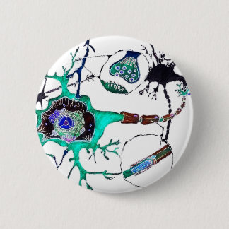 Neuron! 6 Cm Round Badge