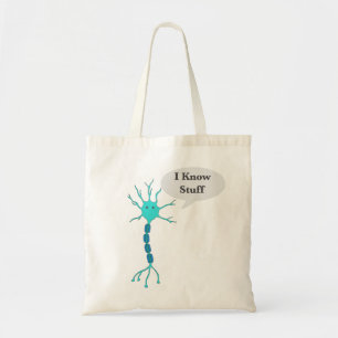 Neuron I Know Stuff Tote Bag
