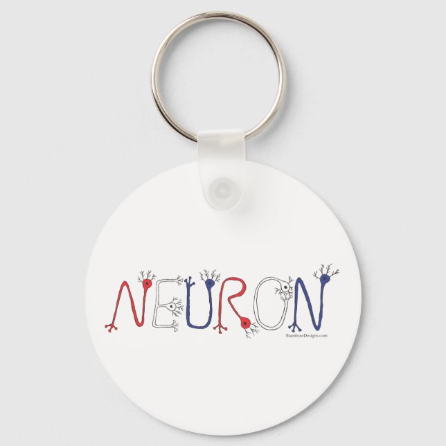Neuron Keychain (Patriotic) (Front)