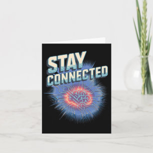 Neuronal Histology Funny Gifts For Scientist Stick Card