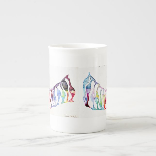 Neuronal stem cells bone china mug (Front)
