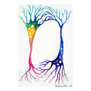 Neurons Poster Canvas Print