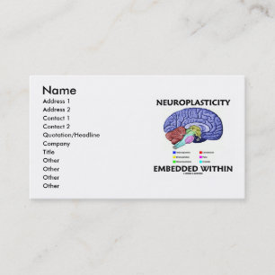 Neuroplasticity Embedded Within (Brain Anatomy) Business Card